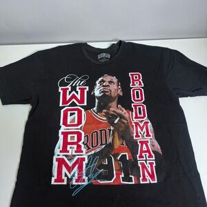 Rodman “The Worm” Black Graphic T-Shirt